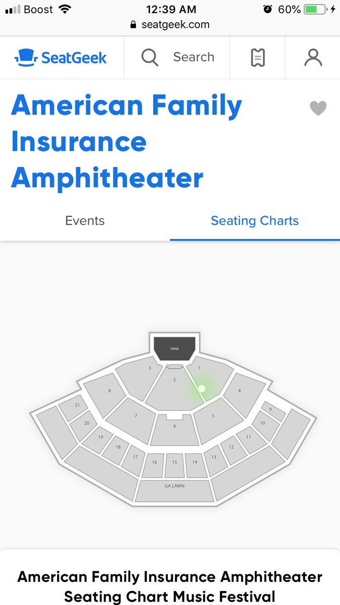 Summerfest Seating Chart