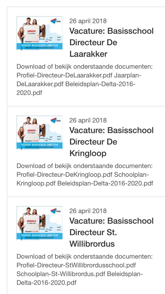 SneakPeak: Morgen in de krant nu al op de website #topbanen #vacature #directeur #Delta