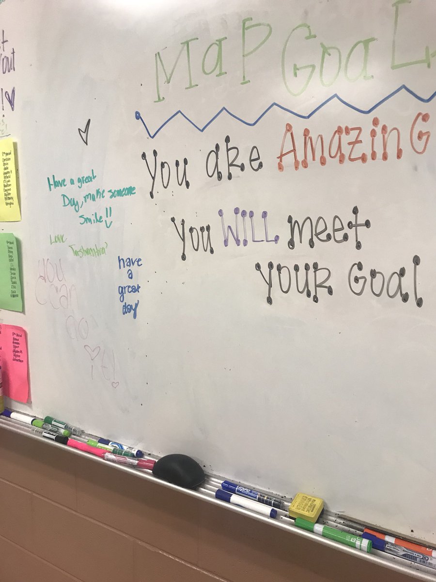 mrsenms's tweet photo. Your students WILL follow your lead. Words of affirmation inspire kindness!  Absolutely LOVED finding these sweet notes on my board after my 7th graders ROCKED their MAP TEST 💙💙💙 #NoWhereElseIdRatherBe #AllDirectionsPointNorth  #HCSLeadingTheWay @HardinCoSchools https://t.co/AKdBNysX60