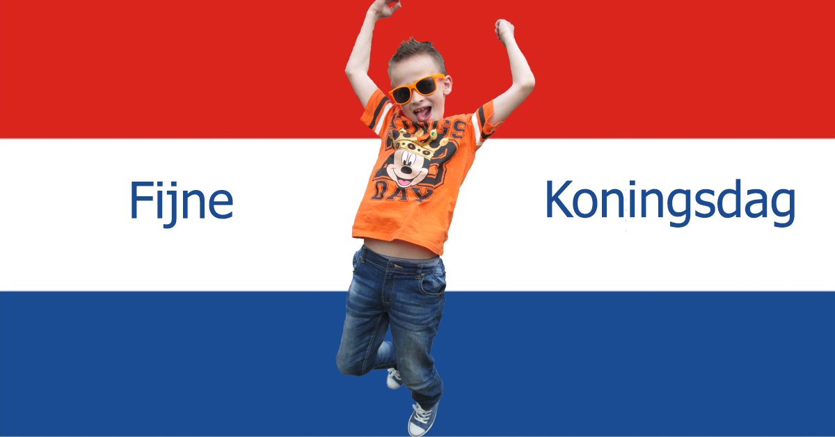 Wij wensen iedereen een fijne koningsdag