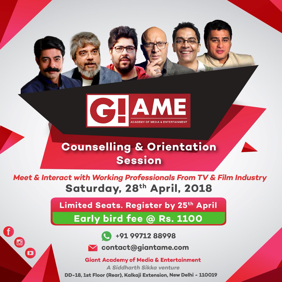 GiantRocketME's tweet photo. Wanna Be an Actor? Come, Join one of the Best Acting, Screen Writing &amp; Film Direction Academy in New Delhi. Enroll Now -https://t.co/IXk4O1EVpM , For more details Call or WhatsApp on +91-9971288998 
#Acting #FilmDirection #ScriptWriting #Actor #Artist #Academy #Media #actor https://t.co/mCjLtV87Fj