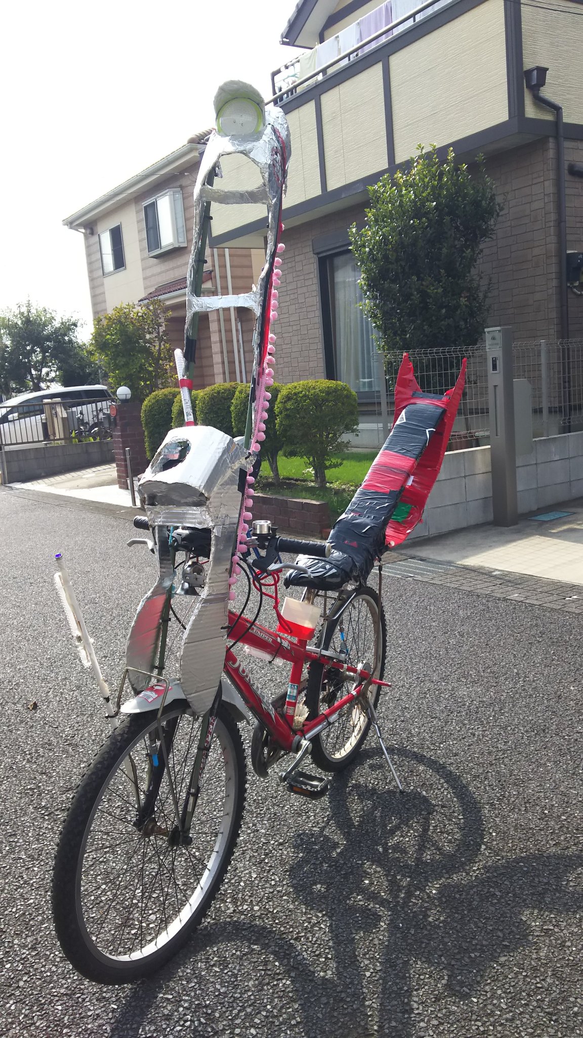 単チャリ、改チャリ、自転車。