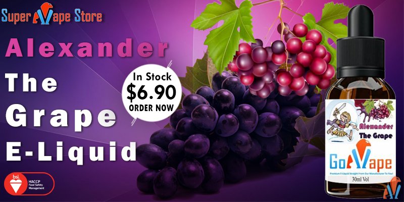 SuperVapeStore's tweet image. Capturing the sweet juicy taste of purest grape, it's a great treat for fruit lovers. 
SHOP NOW: bit.ly/2GG4i9F  
#vape #vapelove #vapeshop #vaping #vapefam #vapecommunity #vapedeals #ejuice #vapeon #vapedaily