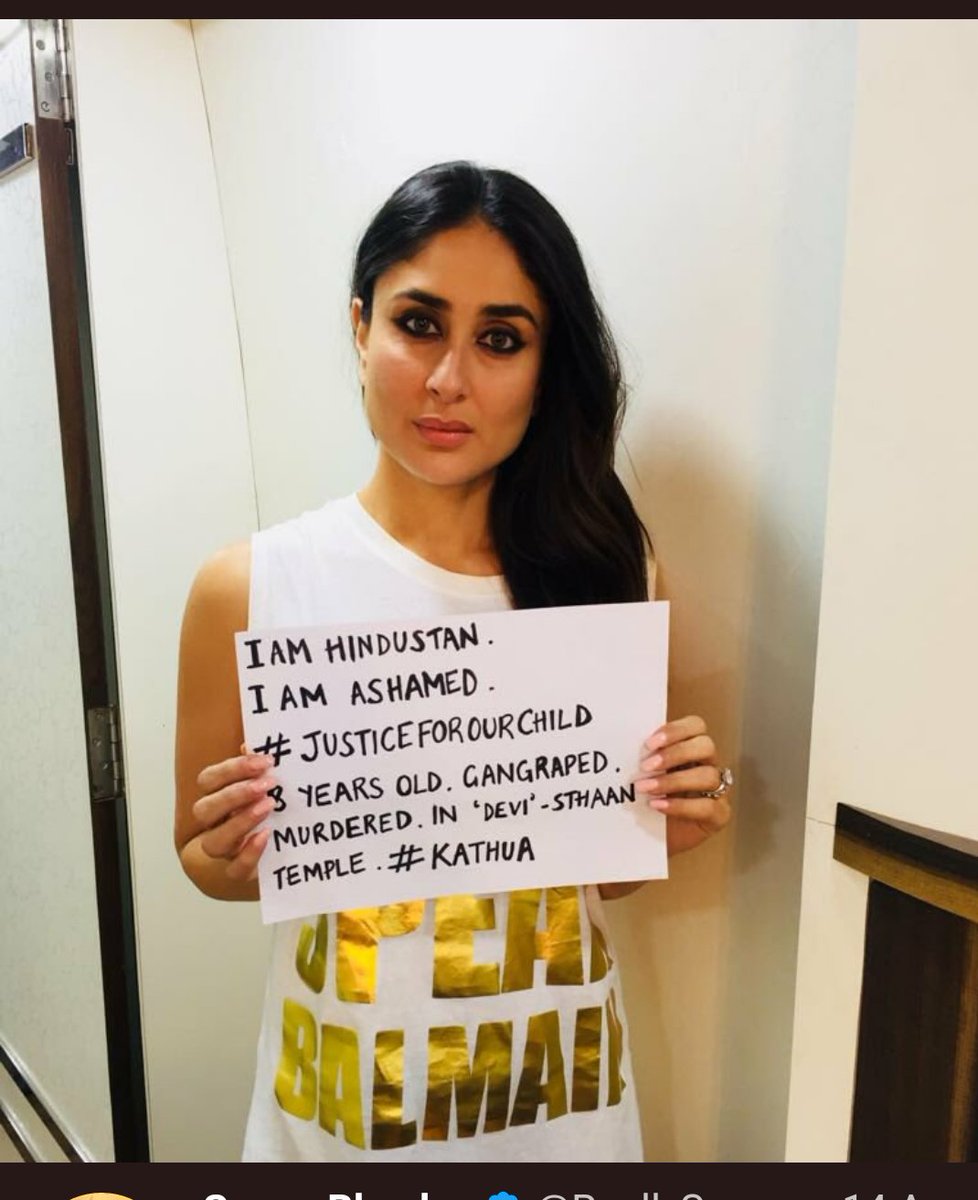 anweshaIND's tweet photo. The desperate bid of @sardesairajdeep to demolish genuine public outrage on #SelectiveProtest of the #FashionablePlacardHolders who didn't target Jagran Sena but "DEVI-STHAN & Hindustan". So 'शर्म करो', भगवान से डरो & stop communalising rape. #JusticeForGeeta #JusticeForOurChild https://t.co/6IPh8OH9rk