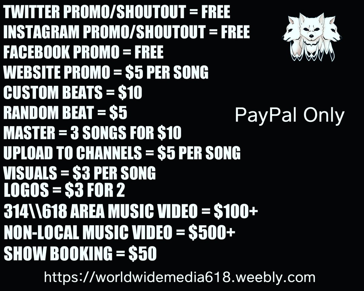 TXRAirsoftUnit's tweet photo. Whatever you need we can do 💯
Go to our website 
https://t.co/szq6mfcIRH

#WWMFAM #RecordLabel #music #musicans #rapmusic #rappers #hiphopmusic #hiphop #trapmusic #Trap #Youtube #youtubemusic #soundcloud #spotify #itunes #applemuisc #musically #promoter #producer https://t.co/JOPQMErvYJ