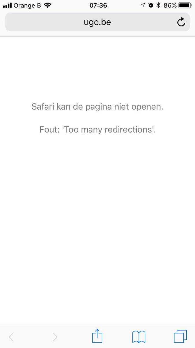 Sonda_M's tweet photo. @UGCBelgium Ik krijg al 2 dagen dezelfde melding wanneer ik jullie filmtijden wil opzoeken, via Android of Chrome lukt het ook niet, is er iets mis? https://t.co/FkfVUMPXu8