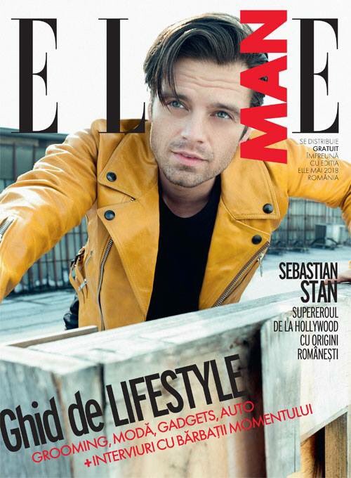#SebastianStan the Cover Star of ELLE MAN - Romania May Issue! Go get your copy! 🔥🙌🏻✨