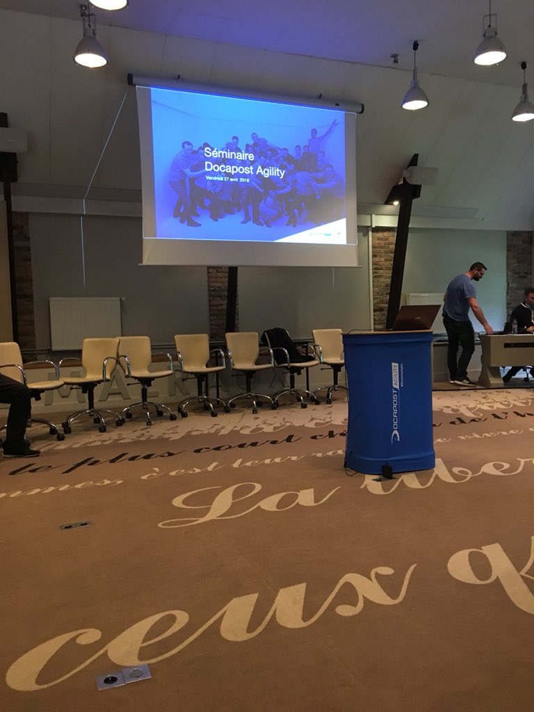 DocapostAgility's tweet photo. Début du séminaire https://t.co/U1llm0WIDs