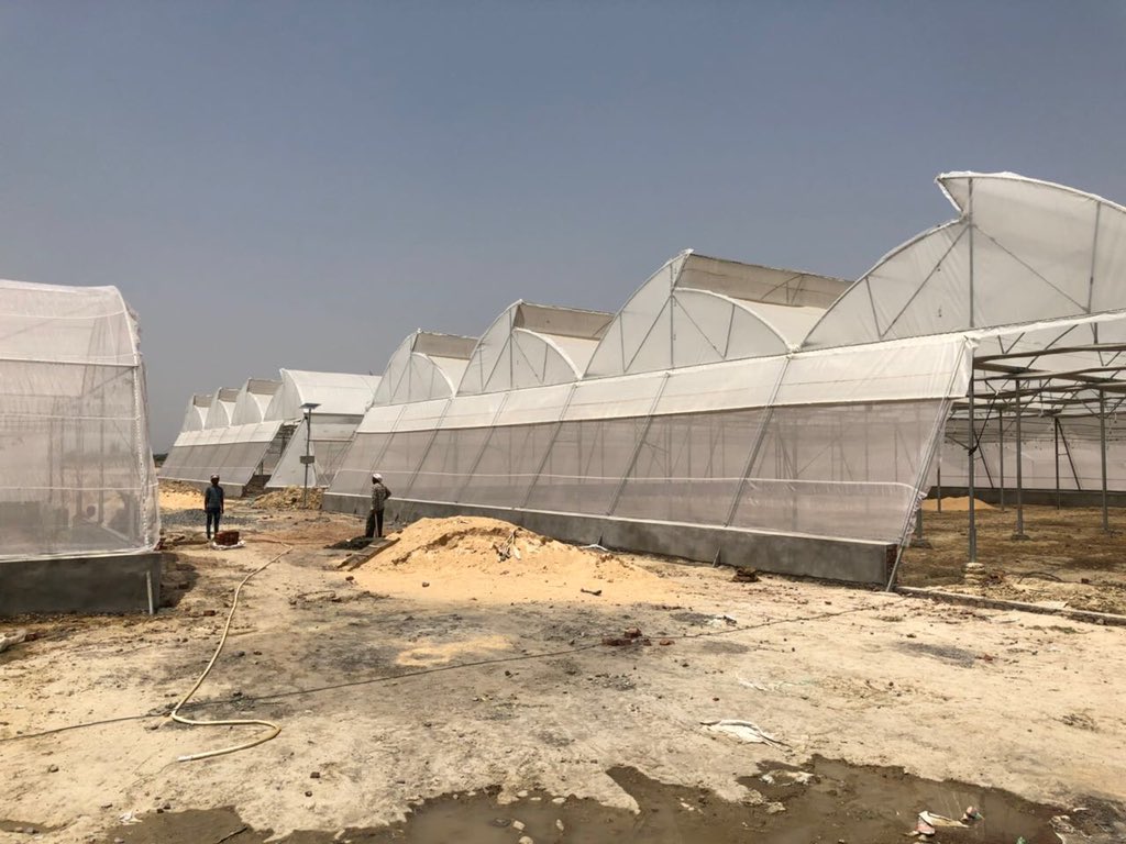 danielocarmon's tweet image. Exciting developments in the state of #UP :Two INDO ISRAEL #IIAP @MASHAVisrael #MIDH #CoEs (Centers of Excellence) are under advanced construction in
#UttarPradesh . Those include a
#Mango COE in #Basti and a #Vegetable COE in #Kannauj