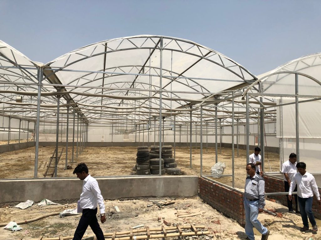 danielocarmon's tweet image. Exciting developments in the state of #UP :Two INDO ISRAEL #IIAP @MASHAVisrael #MIDH #CoEs (Centers of Excellence) are under advanced construction in
#UttarPradesh . Those include a
#Mango COE in #Basti and a #Vegetable COE in #Kannauj
