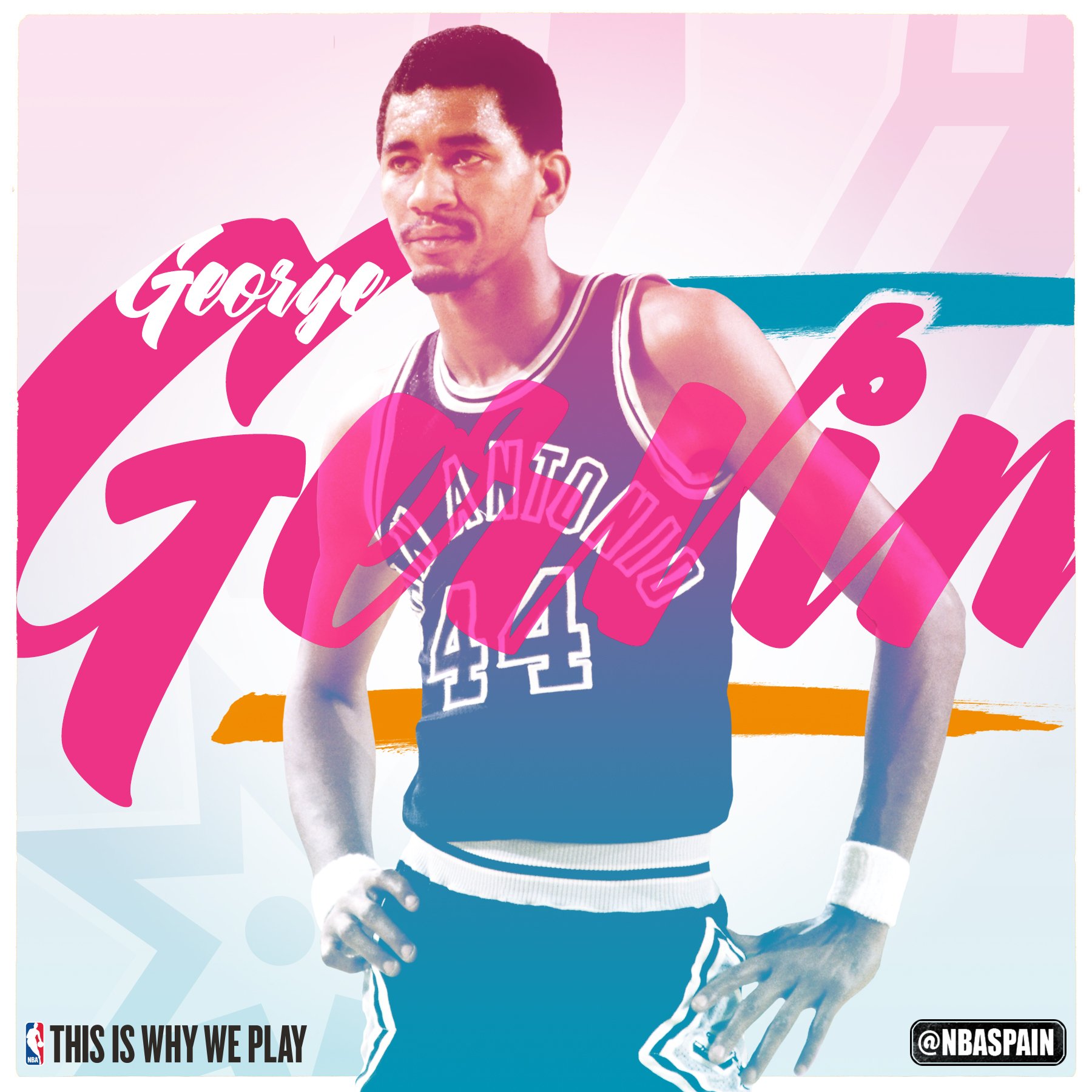 ¡Happy Birthday George Gervin!

Hall of Fame
4 veces Máximo Anotador NBA 
9 veces All-Star
MVP All-Star 