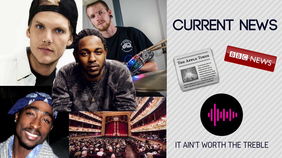 IAWTreble's tweet photo. Episode 4 - Current News https://t.co/DKHzHHZxIm Our latest episode is up! 🎉 Sorry for the delay 😰 YouTube cut the end of the video so we reuploaded it!! #music #podcast #delay #sorry #Pulitzer #newepisode #avicii #kendricklamar #madonna #tupac #students #currentnews #podcaster https://t.co/T17YonKmEg