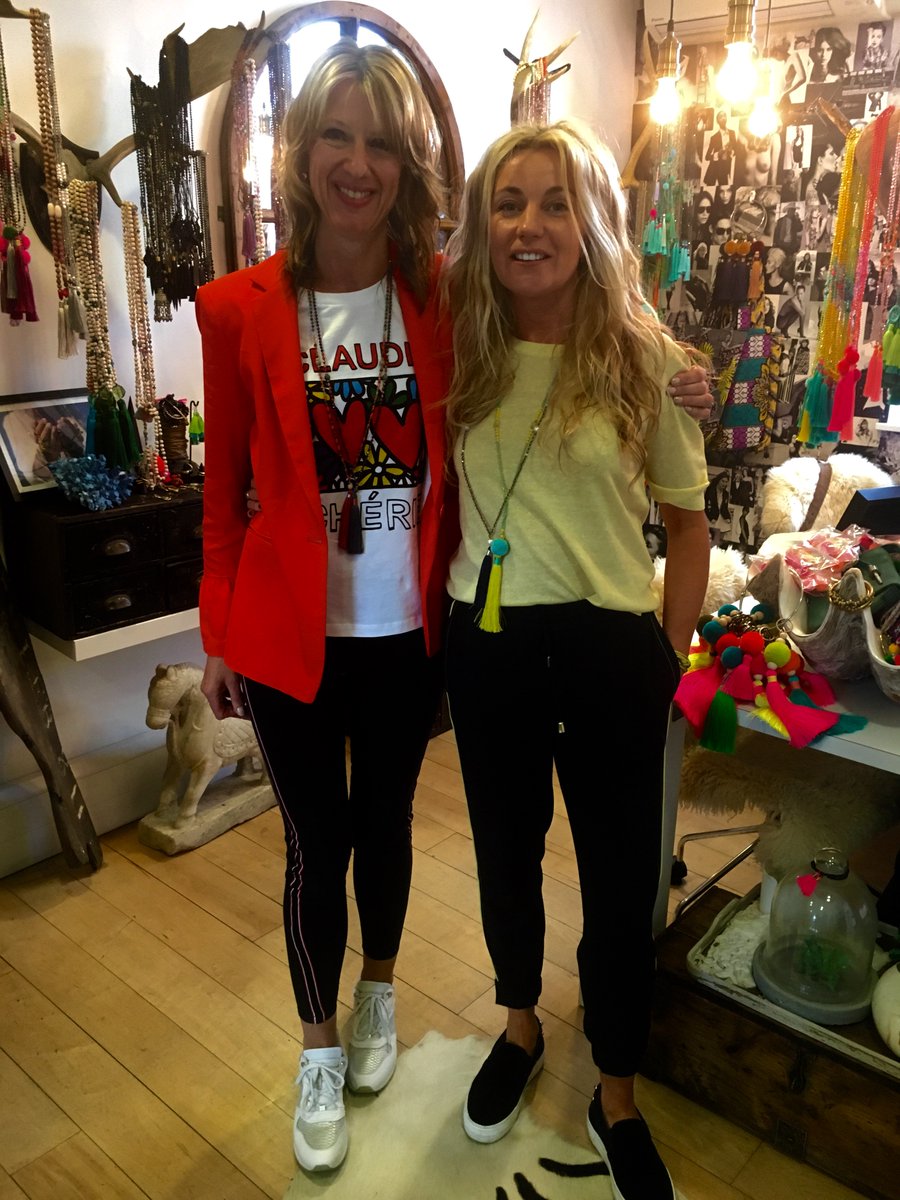 Colorcounsellor's tweet photo. Meeting the divine Julia @tribeandfable1 surrounded by gorgeous bright tassel crystal bead necklaces a wonderful ethical and holistic brand, loving my new colour co-ordinated ones to match my jacket! https://t.co/5XQJHiQGuv