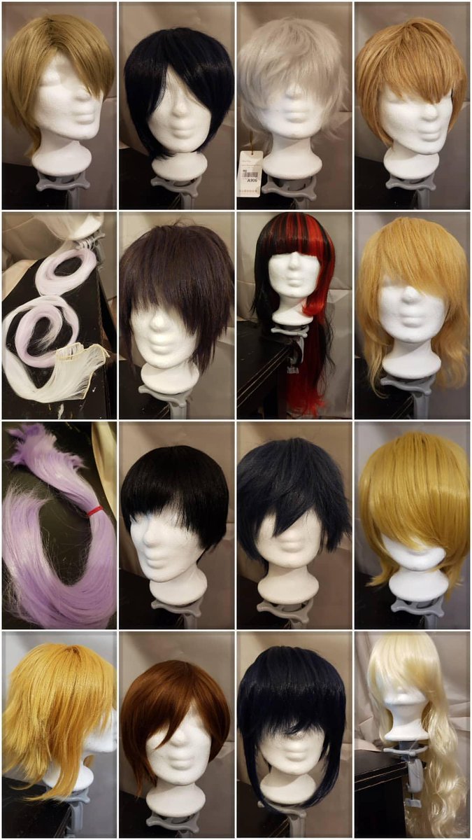 _Kokuro_'s tweet photo. Ich hab ein paar Perücken zu verkaufen! Braucht noch wer kurzfristig was zu Dokomi? ♡ 
#wigsale #perückenverkauf 

Zahlung per Paypal oder Überweisung, alle Preise zzgl. Versand

Auf Wunsch für Aufpreis mach ich noch ein Styling nach Absprache ♡ https://t.co/mPYMC6hc2Y