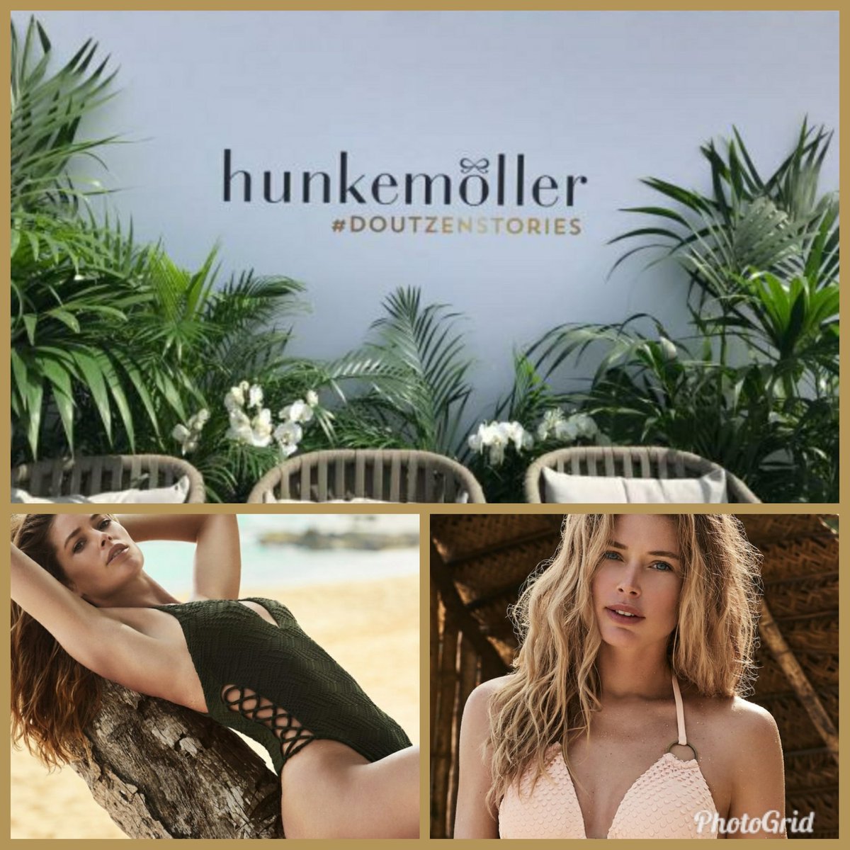 Summer starts here! <a href="/Hunkemoller/">Hunkemöller</a> ofcourse... Did you already see the #amazing #swimcollection of #Doutzenstories? 😍 It has a #musthave #jungle #vibe and beautiful #textures. 🌿🌴🌞#HKMsummer #Hunkemöller #hkmacademy #bikinis #bathingsuit #cheekyswim