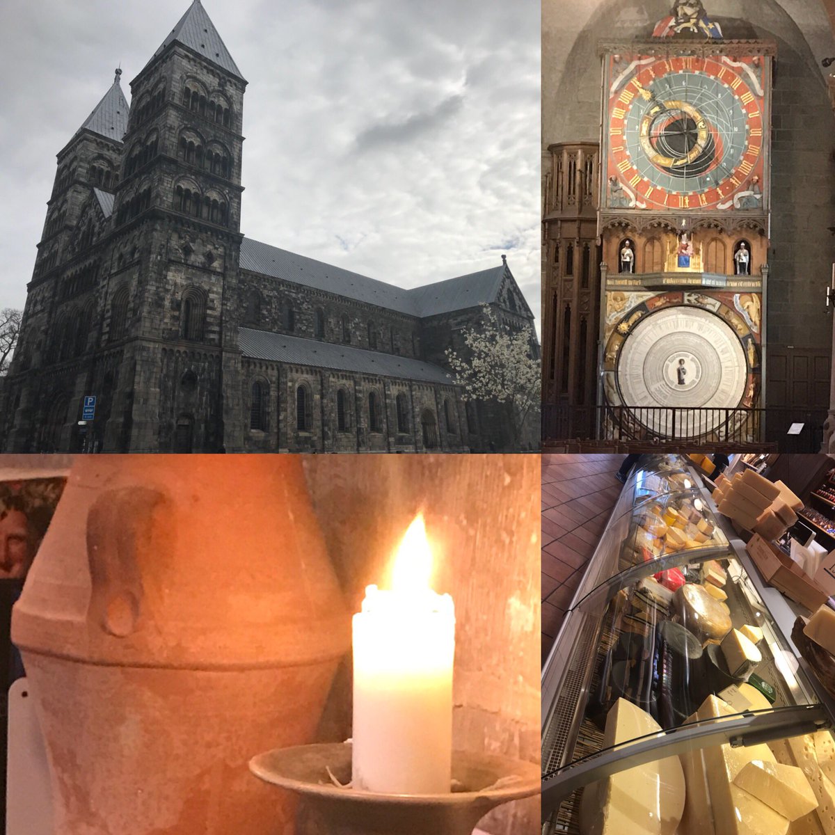 The #PUD2018 #conference is over, it’s almost time to travel #home from #Lund #Sweden but first a little #cheese #shopping #ostbengtson and #sittingquietly in the beautiful #cathedral