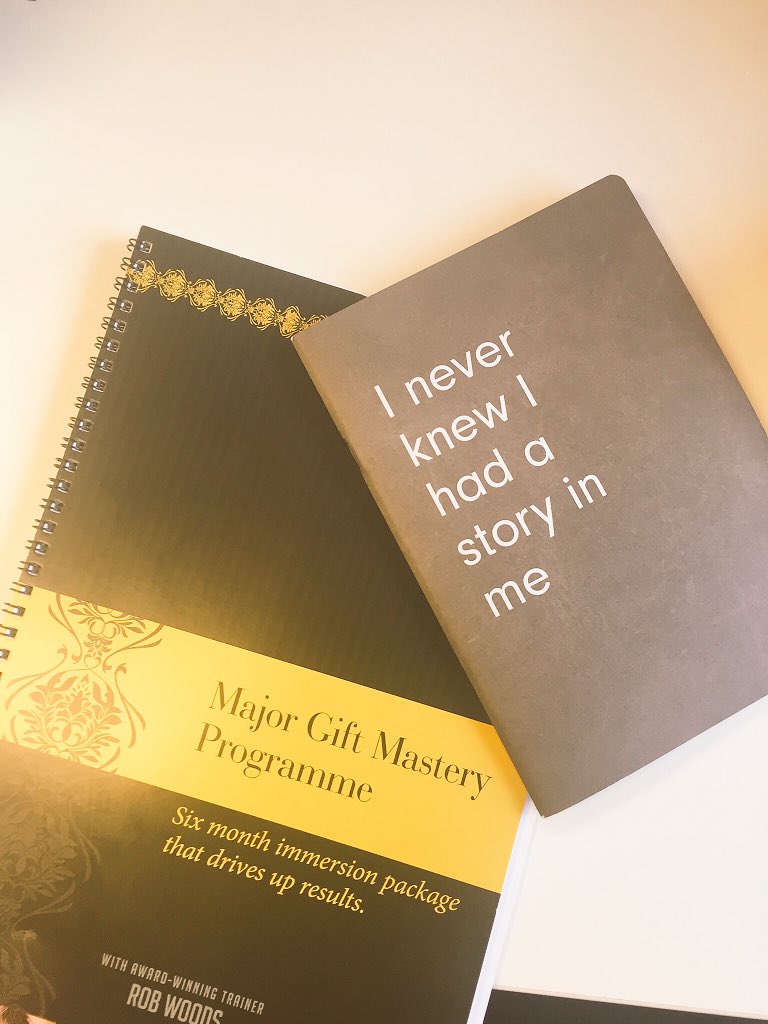 evie383's tweet photo. Back in the office following Day One of @woods_rob Major Gifts Mastery programme and I’ve ticked off my first (and probably easiest) task! #TimeToGetStuckIn #fundraising #storytelling #MakeItReal https://t.co/iuyZzHqxlo