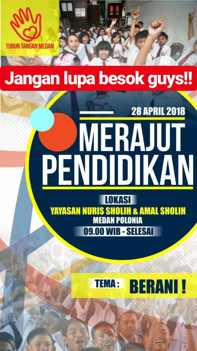 Salam! Besok kita akan merajut Pendidikan Di Yayasan Nur holis &amp; Amal Shaleh