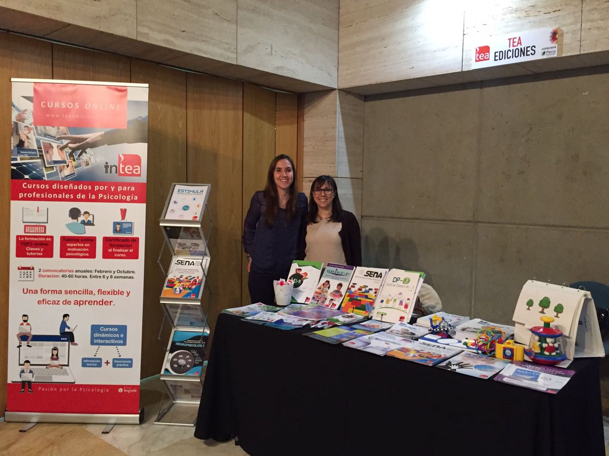 TEAEdiciones's tweet photo. Nuestras compañeras de TEA Ediciones Sevilla están hoy en II Congreso Nacional de Innovación en Atención Temprana 2018. Un placer colaborar en este evento ¡Enhorabuena por vuestra gran labor! #congresoaspromin #Aspromin
#atenciontemprana @itacaformacion @Hablemosdeneuro #Huelva https://t.co/X7Vg83hgSB