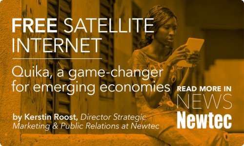 KerstinRoost's tweet photo. A great mission: Connect the Unconnected, Overcome that Digital Inequality and Create a Better World for Everyone -- Read in our latest article about @QuikaOnline, the brainchild of Alan Afrasiab, CEO &amp; President @Talia_Ltd https://t.co/snkQfRVHAx #satcom #NewtecDialog https://t.co/nLJQPFaEFc