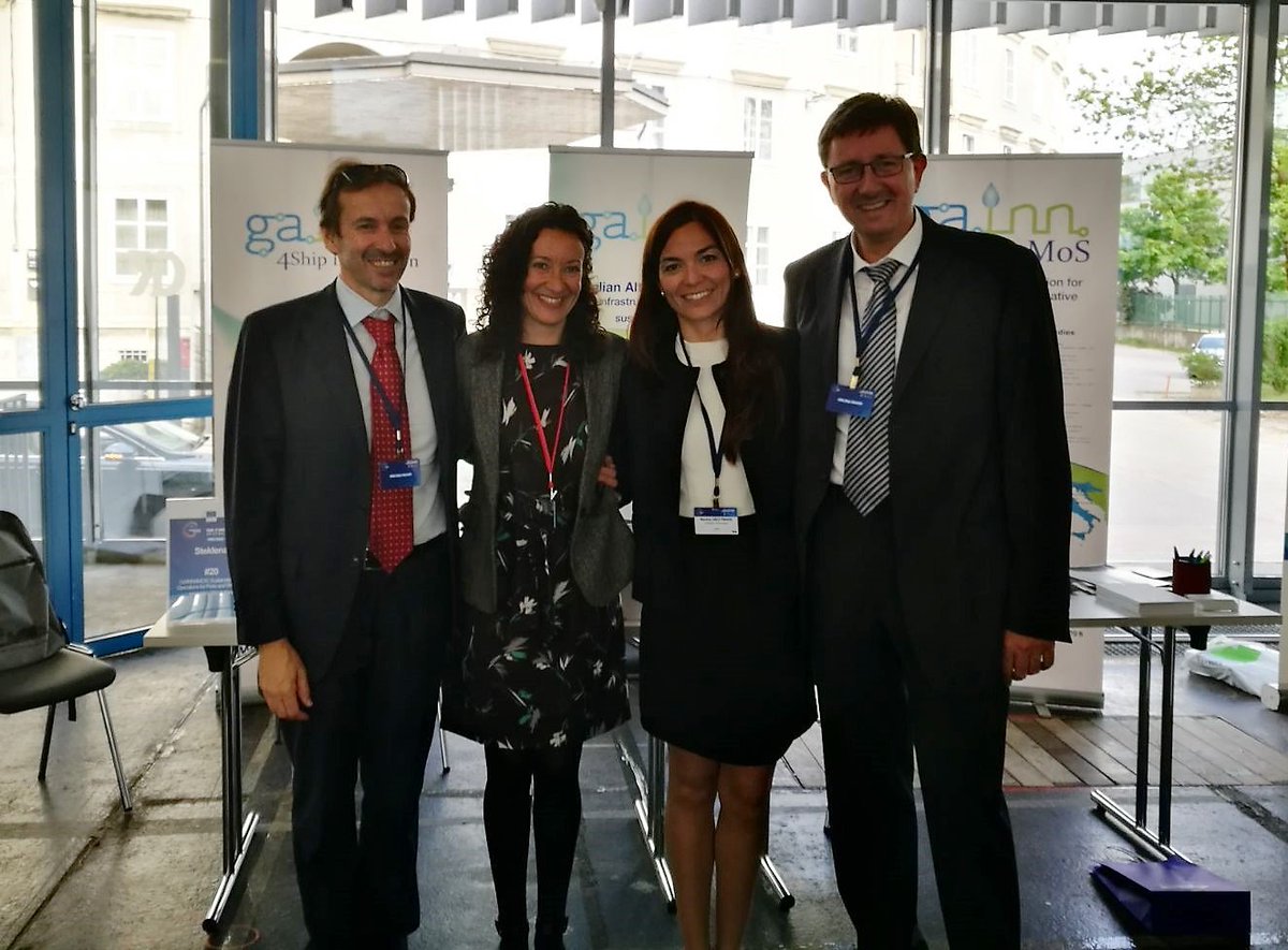 GAINNprojects's tweet photo. The Consultants to the Scan-Med Corridor and to the Motorways of the Sea priority project have visited the #GAINN projects stand at the #TEN_TDays #investEU #Ljubljana https://t.co/ixfT8j2EIC