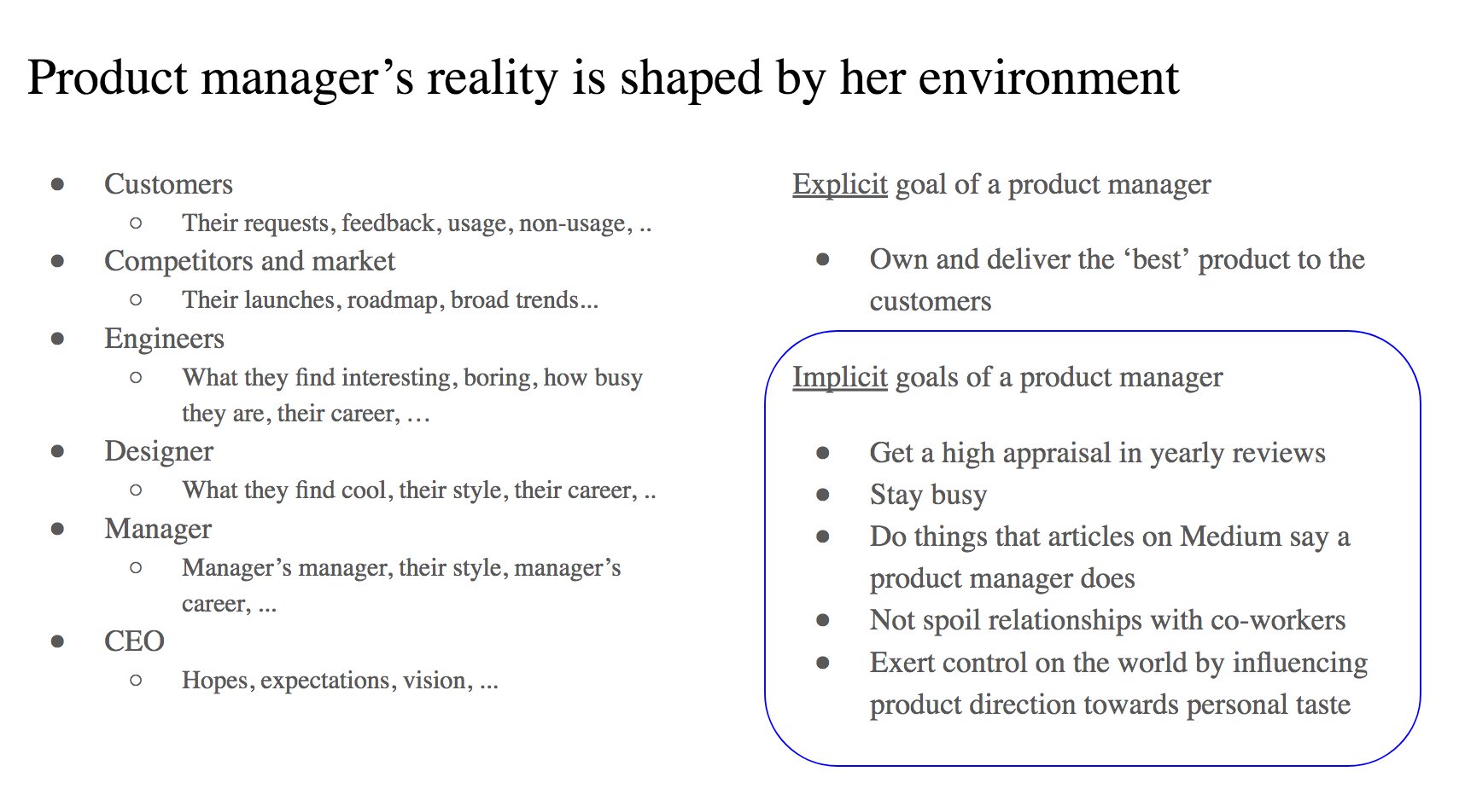 Paras Chopra on Twitter: "8/ As far as product professionals are concerned,  take a look at the environment they live in. I'm referring to product  managers, designers and startup founders. They have