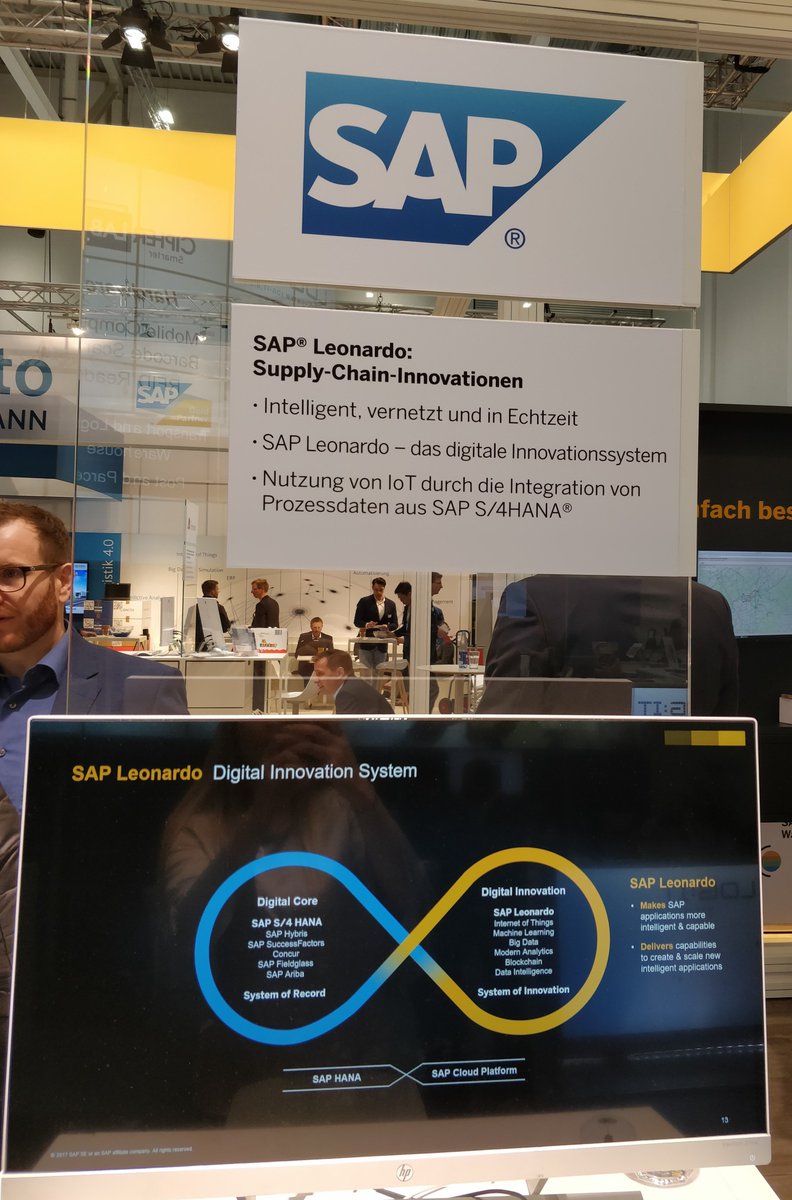 J_Ostermaier's tweet image. Der letzte Tag auf der #CeMAT 2018 beginnt: besuchen Sie den SAP Stand C93 in Halle 19 und informieren Sie sich über das digitale Innovationssystem SAP Leonardo. #SAPCeMAT