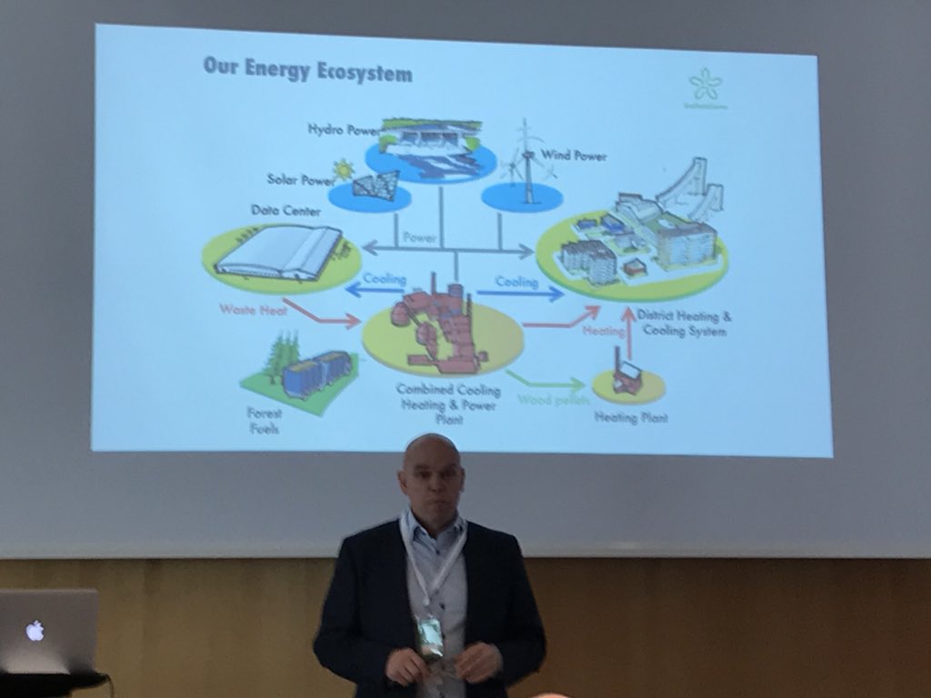 MaudHallmans's tweet photo. Inauguration of Eco Data Center’s brand new #datacenter in #Falun - The world’s first climate positive data  center! #heatrecovery #datacentersbydalarna https://t.co/lUyDKBtZy3