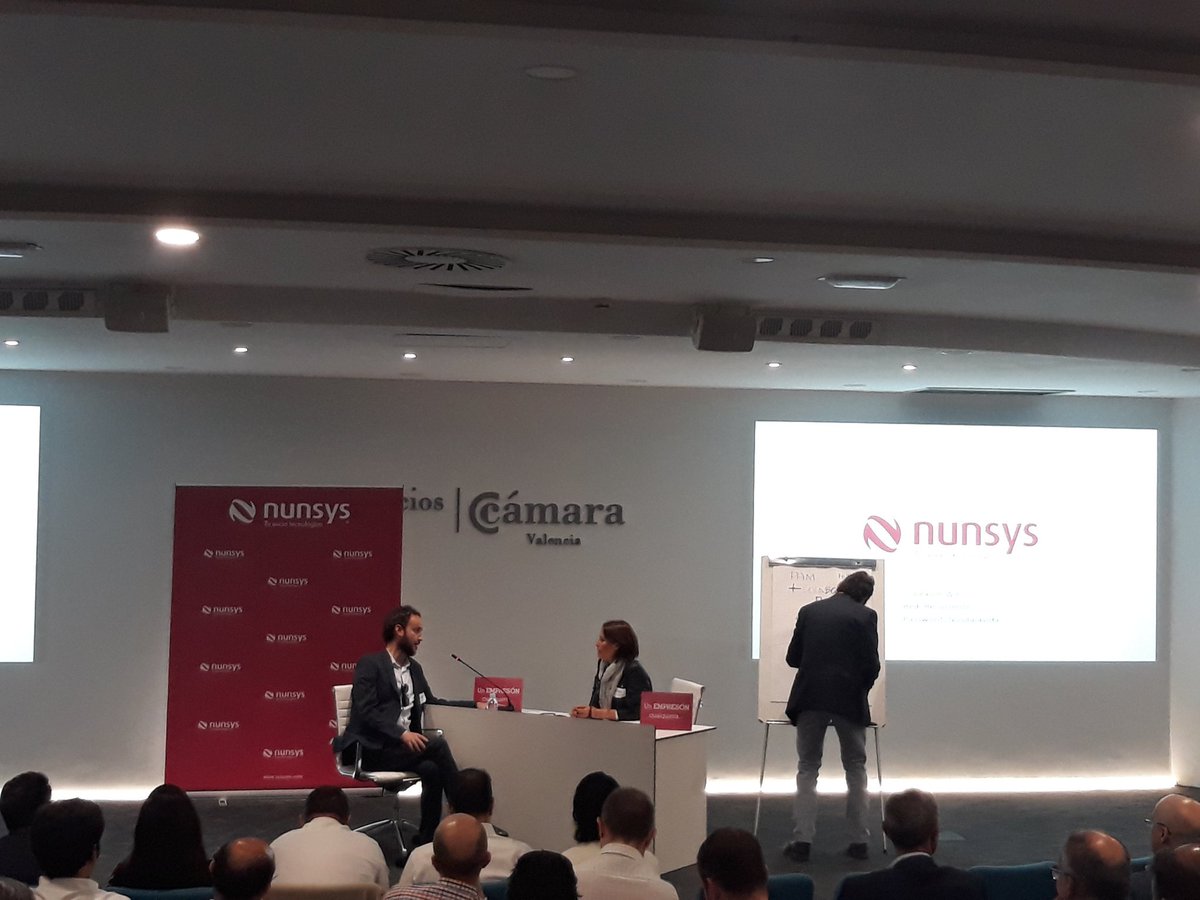 nunsys's tweet photo. #KickoffComercial Nunsys hoy en la Escuela de Negocios Luis Vives @camaravalencia 😀 https://t.co/zYZwUXx6sP