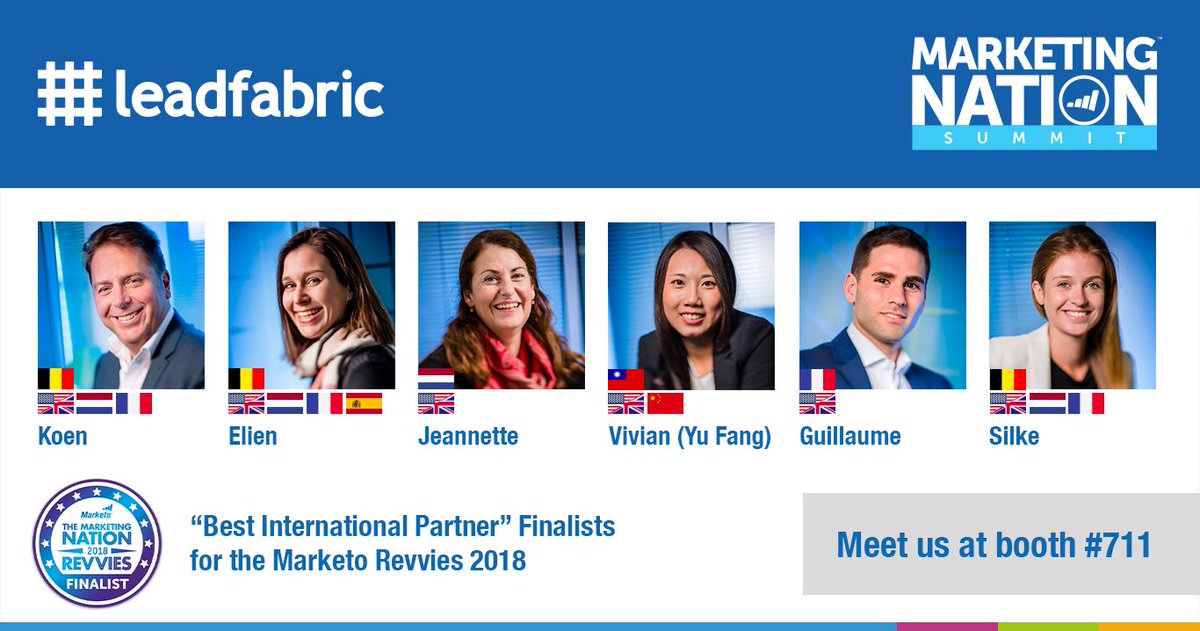 LeadFabric's tweet photo. Meet us next week @marketo Marketing Nation Summit in SF. #MKTGnation https://t.co/dMWjCKVhFu