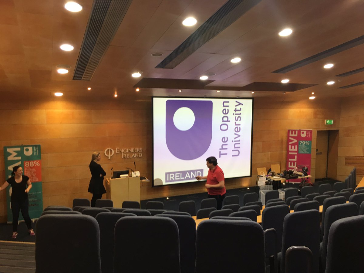 OUIreland's tweet photo. Dr Megaphone is back in #Dublin with Sandy the Science Boy setting up their Zoom shows @EngineerIreland for #EngWeek18! Watch live webcasts at 09:45, 11:15 and 12:45 at this link - https://t.co/viaakv0vf6. Tweet questions to @OUIreland. https://t.co/OjSv6x3KeK @TheOUGlobal. https://t.co/FLw6iWqhCR