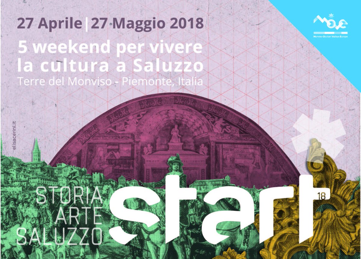 10 location, 30 giorni, 20 artisti, 24 artigiani, 30 operatori, oltre 5000 m² di spazi espositivi, 3 macro aree: Arte, Antiquariato e Artigianato e 50 appuntamenti “Off”. Da stasera al 27 maggio 2018 torna #Start, 5 weekend per vivere la cultura a Saluzzo
startsaluzzo.it