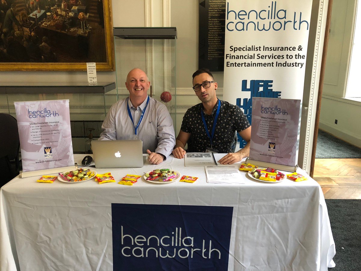 Hencilla's tweet photo. @Hencilla at @bectu #FreelancersFair - Come say Hello to Jon &amp; Steve... https://t.co/XxhifgBa21