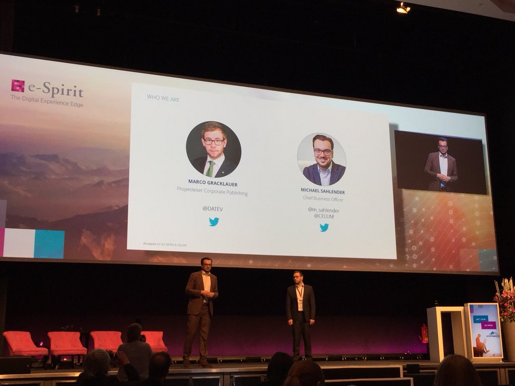 Proud to see our <a href="/CELUM/">CELUM</a> customer <a href="/DATEV/">DATEV</a> on stage at #kutapata 2018 #ARITHNEA