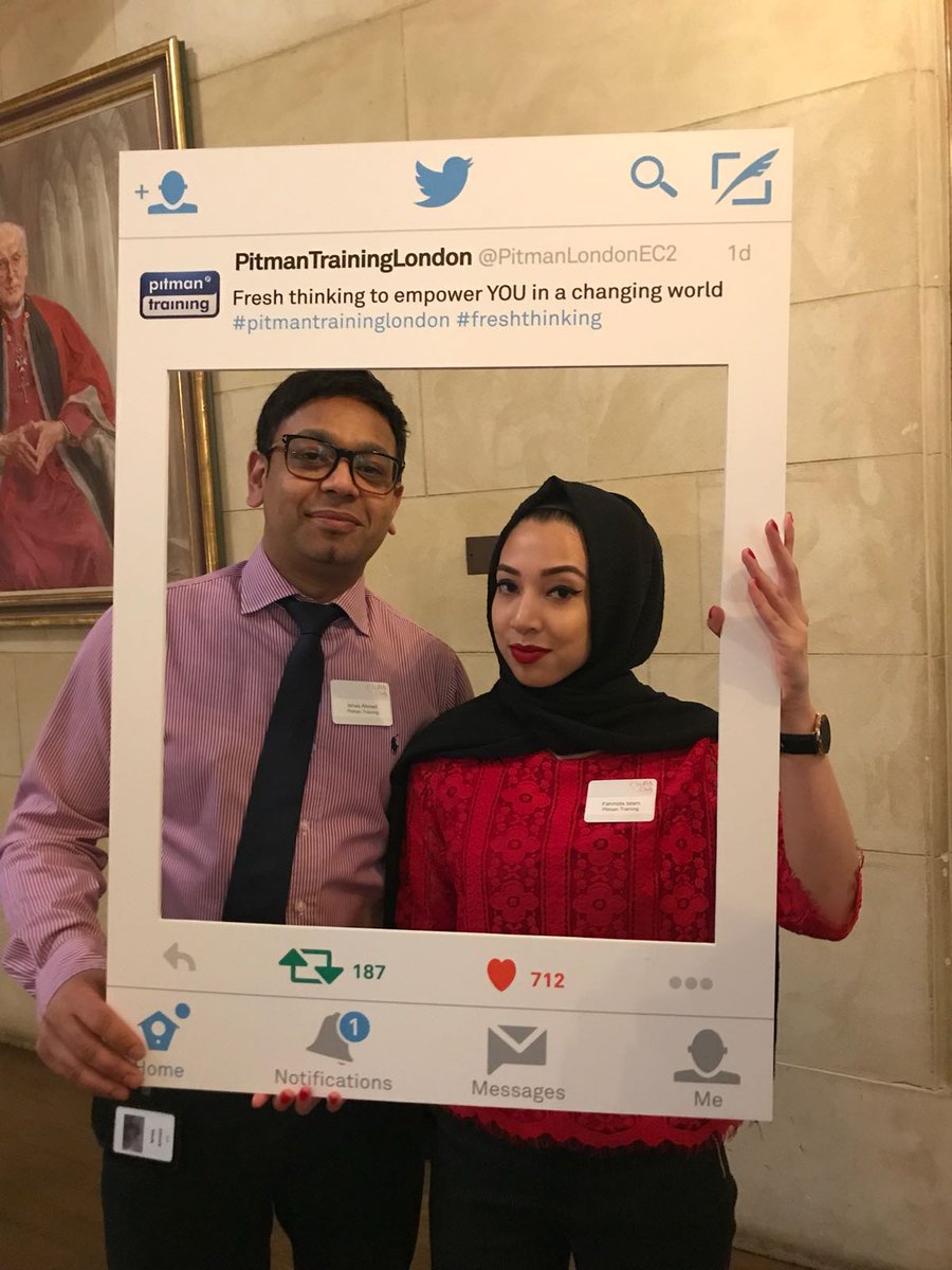PitmanLondonEC2's tweet photo. We are set up and ready to go at the #askabbie event run by The PA Club. We look forward to meeting you there. Look out for our social queen Fahmida who will be out and about taking selfies! #pitmantraininglondon #freshthinking https://t.co/6vtLDQIPJ2