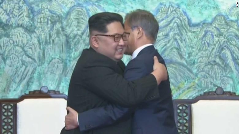 CNN's tweet image. “The two leaders solemnly declare ... that there will be no more war on the Korean Peninsula and a new era of peace has begun,” the declaration says. cnn.it/2HusfW4