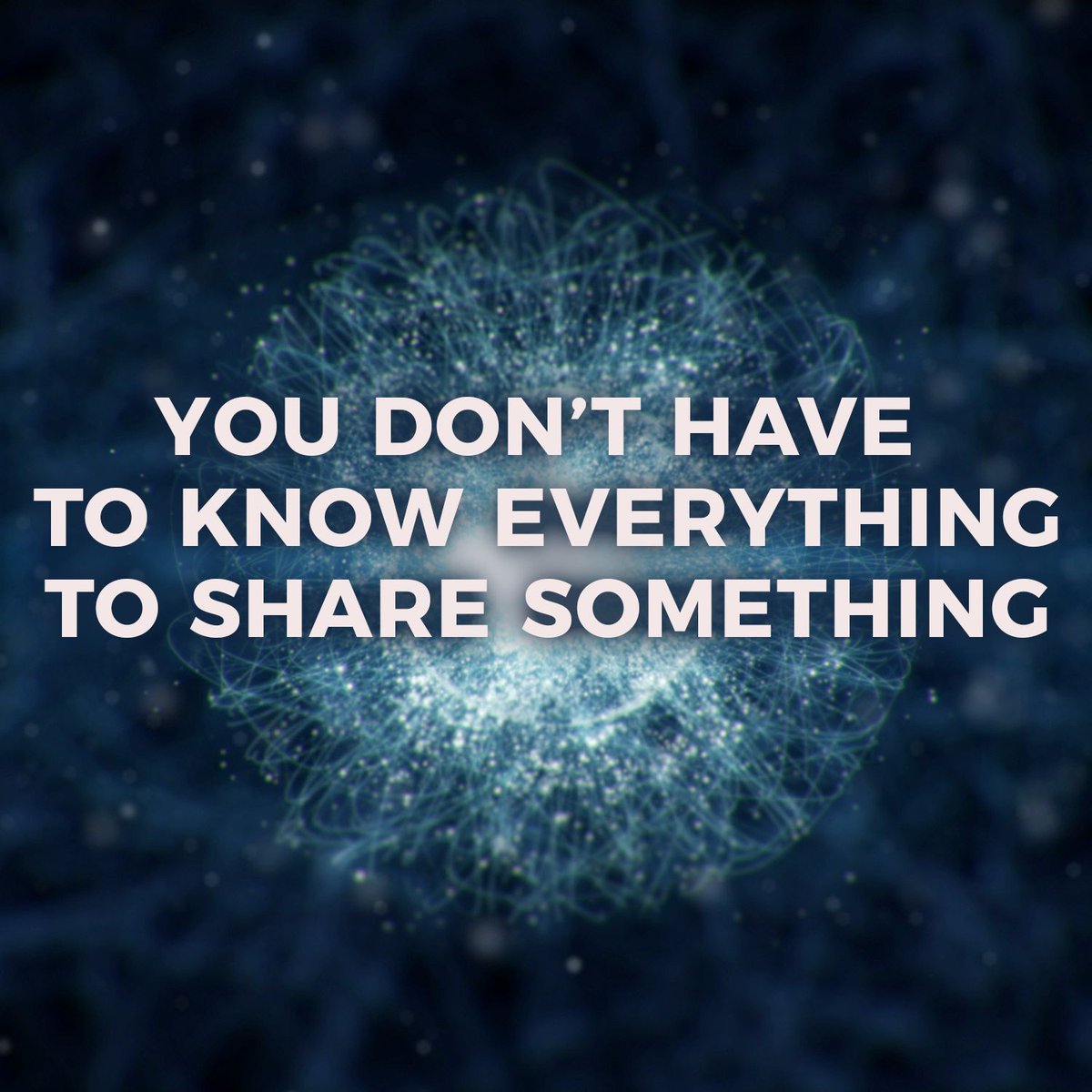 centralmsm's tweet image. You don’t have to know everything to share something. #BottomLineWeek3 #KnowGodSeries #MSM