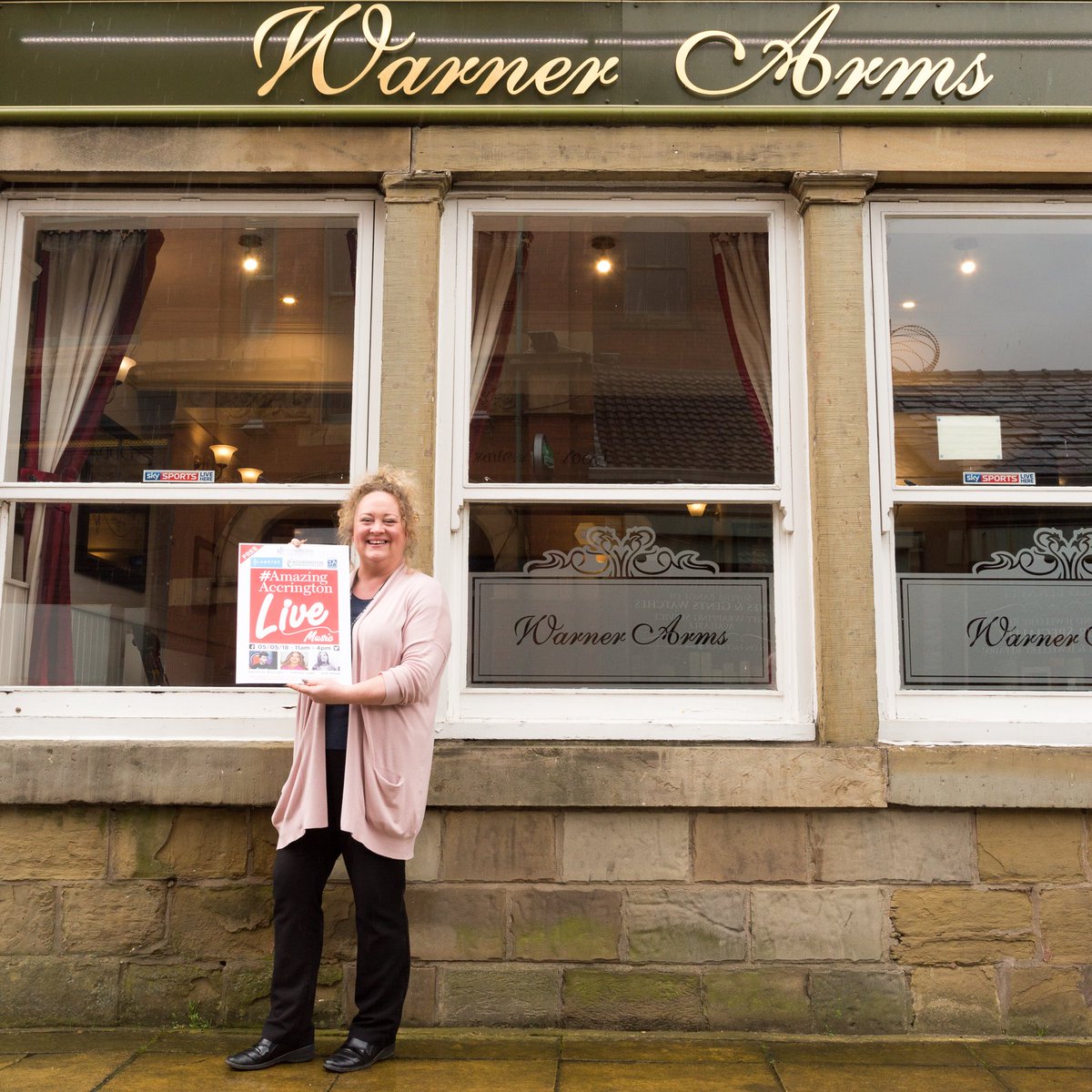 AmazingAccy's tweet photo. The Warner Arms will also have live music on Saturday, 5th May as part of #AmazingAccrington - Live!  🎤
Saturday, 5th May | 11 am - 4 pm | Accrington | FREE
Find out more - https://t.co/h9JJ266KUj https://t.co/irUxEeMRXp