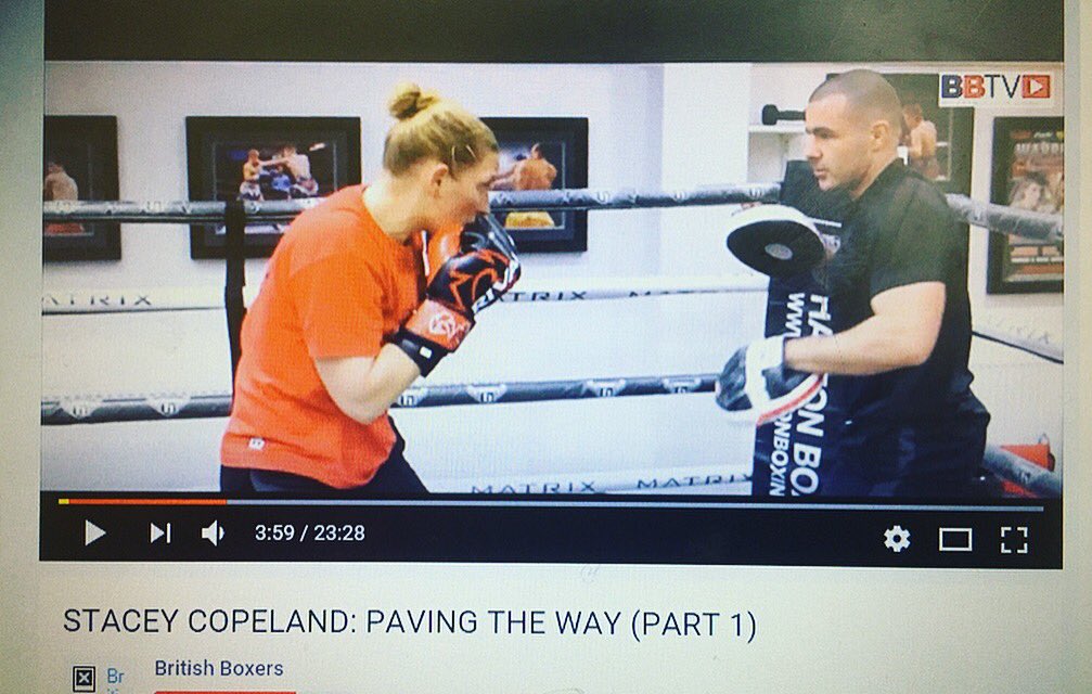 Part 1 of a documentary by @britishboxers about my boxing journey so far. Top job by @AkyKarim8416 & Chris Maylett.  Link: youtu.be/eZa2V3a3SZI 🥊🌟🎬 #PaveTheWay 
@BlainYounis @sportstoursint @WomenSportTrust @HattonGym @SpeakPaul @Kfthepeoplesgym  @billiespaniel
