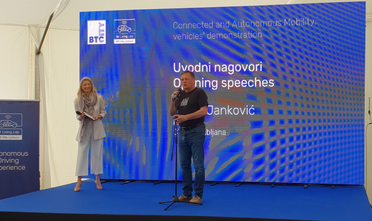 AVLivingLab's tweet image. Zoran Janković (Mayor of Ljubljana): &quot;BTC City competes with the biggest in the world in 25 years of development and I am proud to have such a company in #Ljubljana.&quot; #LivingLabX