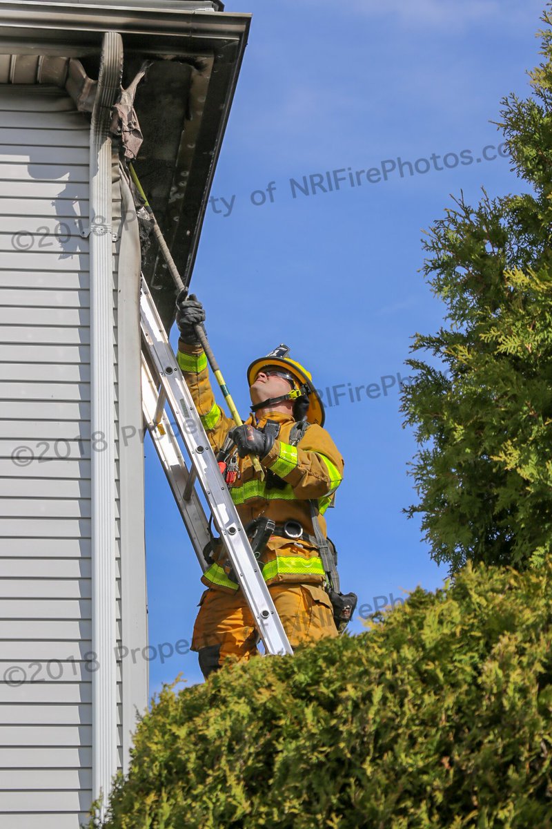 NRIFirePhotos's tweet photo. Woonsocket, RI firefighters worked an exterior fire on a 2sty wdfm on Avenue C this morning. The fire was contained to the sidewall. @ctfirephoto #local732 #woonsocket @risaff https://t.co/GBU5eCzzBo