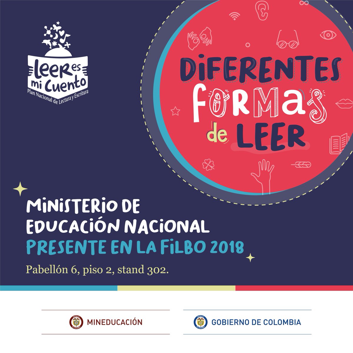 Asiste hoy al lanzamiento del Libro Colombia Cuenta con las mejores creaciones de @concurnalcuento versión XI #FILBo2018 #CuálEsTuCuento @Mineducacion