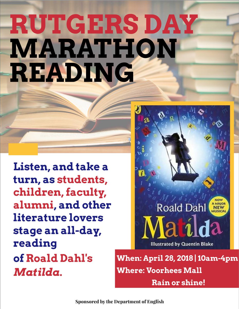 Rutgers English On Twitter Tomorrow Rain Or Shine Be - 
