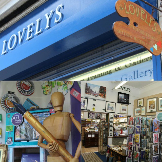 Lovelys Gallery is open from 9-5 Monday-Saturday, we have a large selection of cards, gifts, pictures and art materials here at the gallery #artsupplies #artmaterials #galleriesofinstagram #artinkent #watercolour #brushes #instalike #pictures #gallery #Margate #gifts