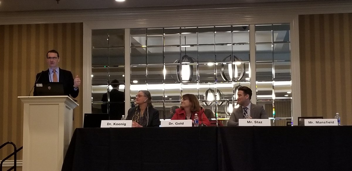 NCMedBoard's tweet photo. #NCMB Chief Legal Officer, Thom Mansfield, talks about physician wellness and burnout at #FSMBAM2018. @TheFSMB https://t.co/SDBlgAEp5R