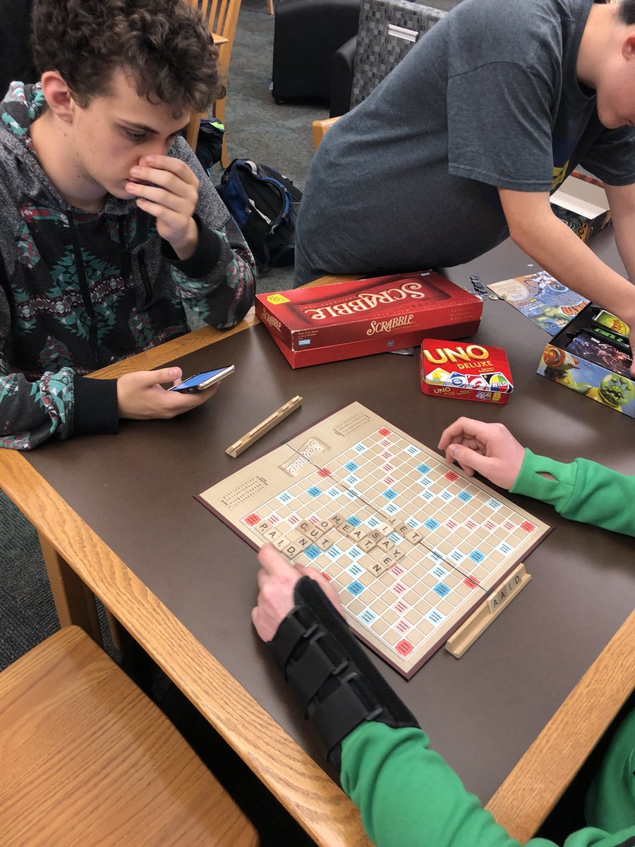 MahopacLib's tweet photo. The students are having an awesome time during @TabletopDay !!!! Thanks @FaitakesJMHS for making this awesome day happen! @MahopacSchools @MahopacASCI @PacHS_Principal https://t.co/35wvHCJvlo