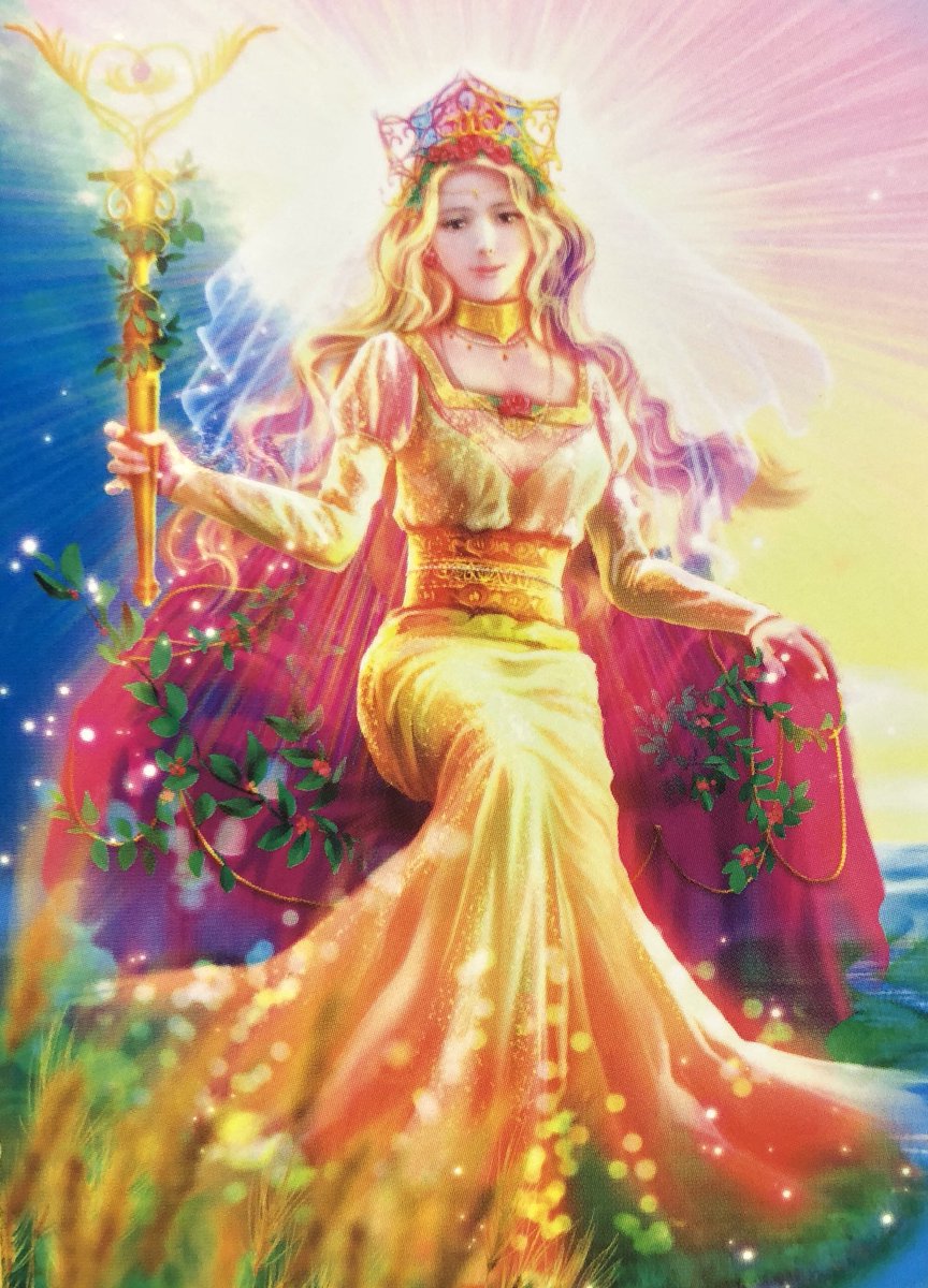 توییتر ひと美 キュアソティラス در توییتر Alchemia Tarot Deck アルケミアタロットのこの女帝が好き 愛 強さ 優しさ 勇気 色々なものをこのカードから感じる アルケミアタロット Alchemist Alchemiatarot 女帝 タロットカード 占い タロット