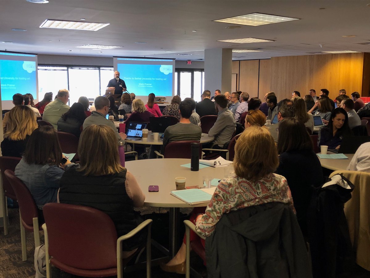 Record setting crowd at the Upper Midwest Higher Education Salesforce User Group!