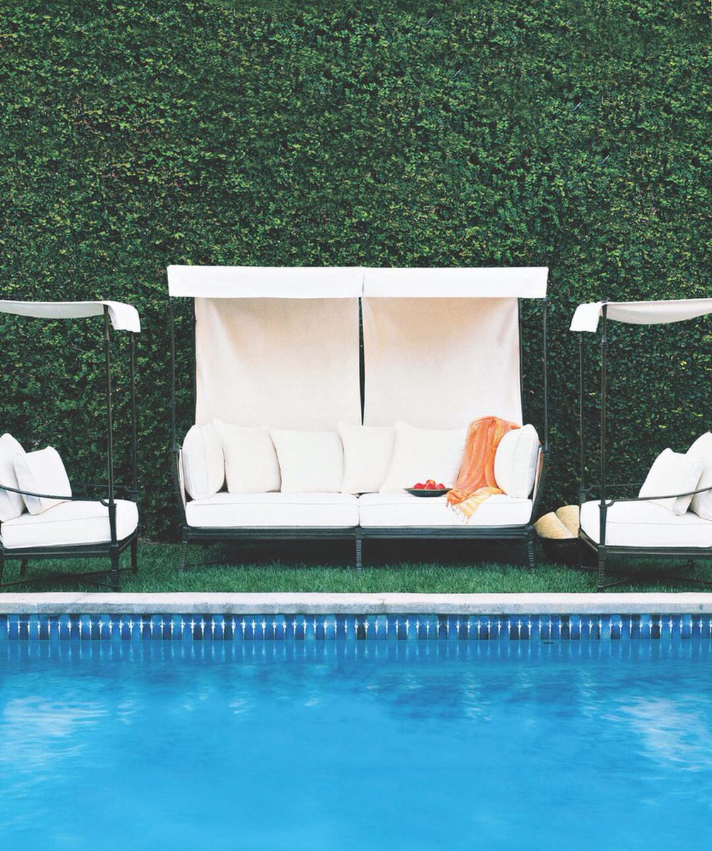 VIEmagazine's tweet photo. Who else needs a pool day? Get the best of laid-back luxury with this outdoor lounge set from @OasisDestin! https://t.co/r7IbrI0kGj
