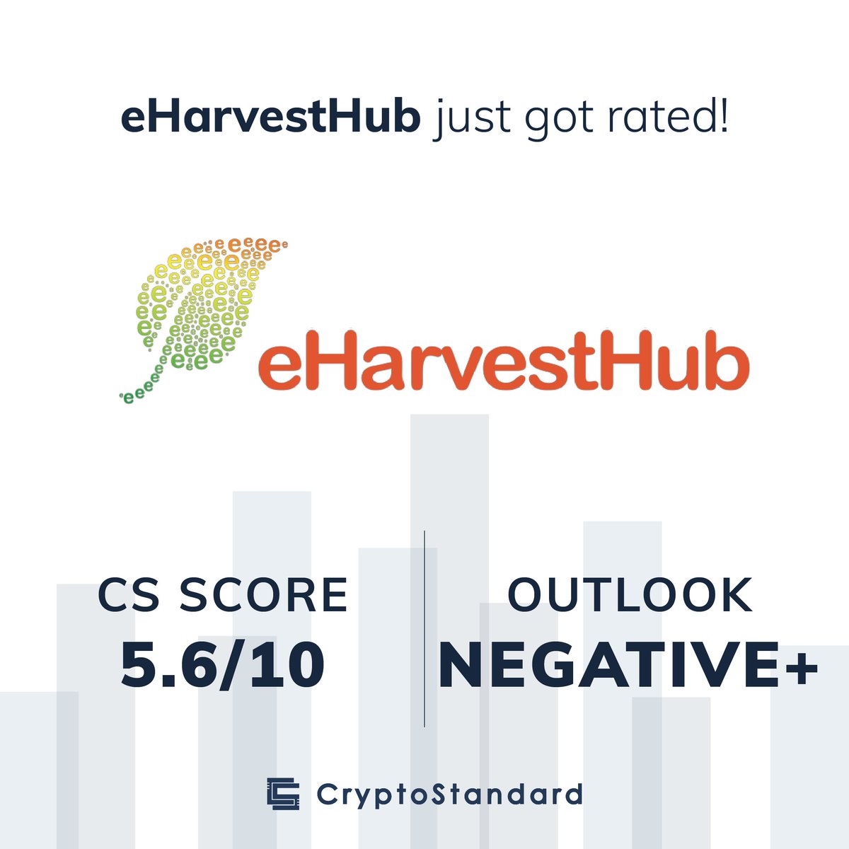 eHarvestHub Ratings by CryptoStandard

A CryptoStandard Score of 5.6 and a Negative+ outlook are assigned to eHarvestHub.

See our analysis on this ICO: cryptostandard.io/ico/eharvesthu…

<a href="/eHarvestHub/">eHarvestHub</a> #cryptostandard #crypto #cryptocurrency #ico #cryptonews #InitialCoinOffering #newcoin